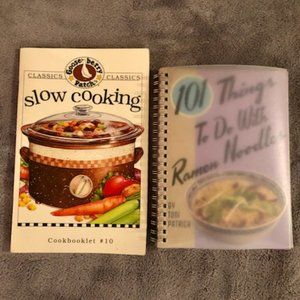 Retro Cook Book Bundle: Slow cooking and Ramen recipes